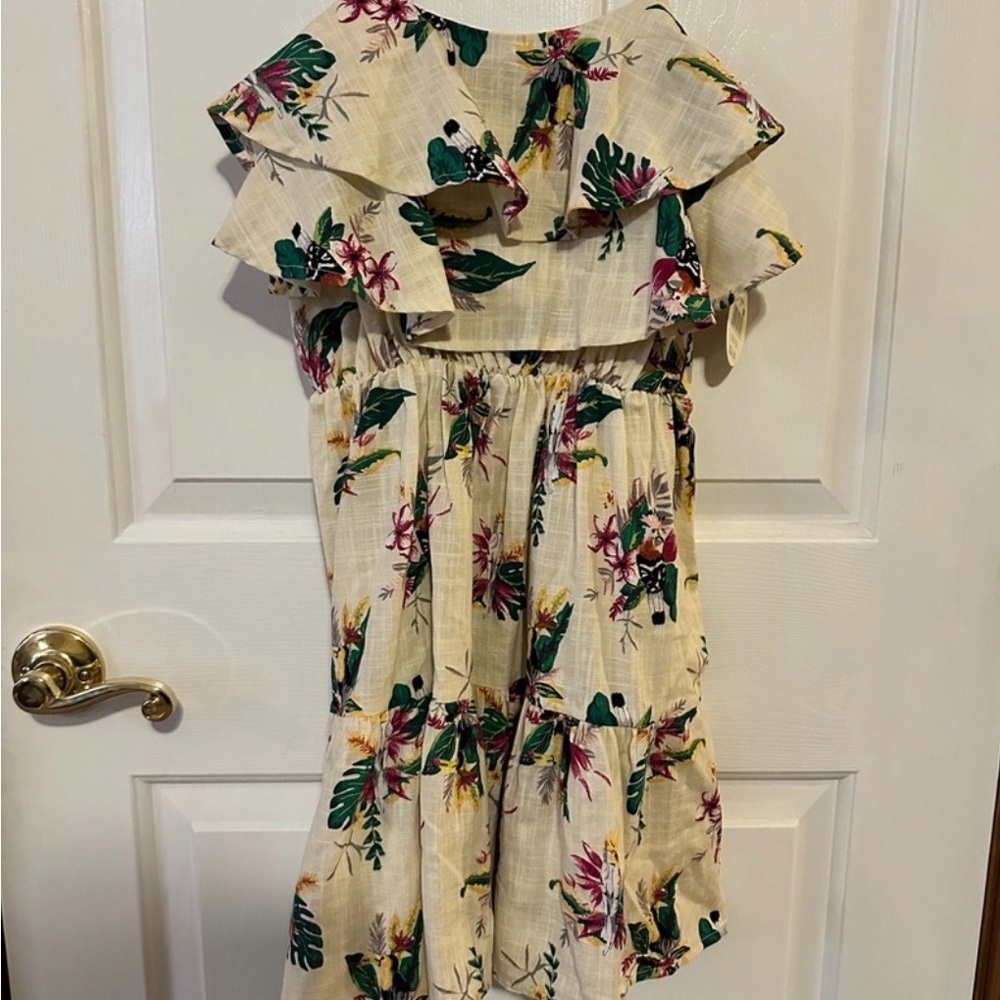 Never Worn Tropical Girls Summer Dress